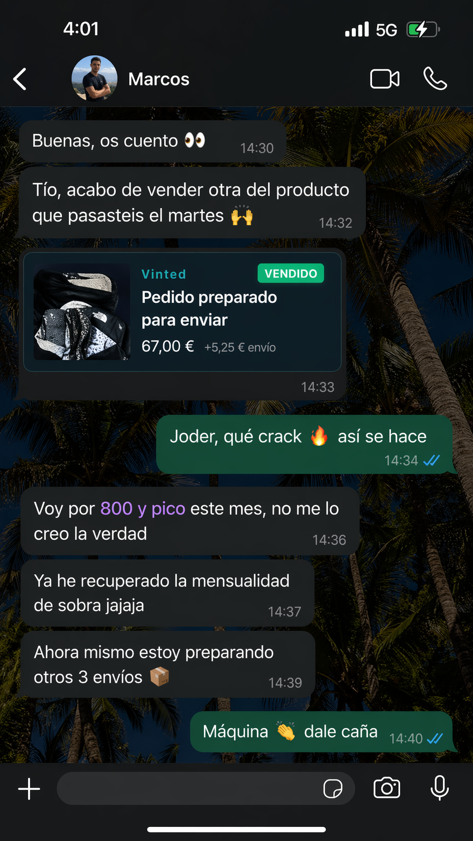 Conversación de Marcos