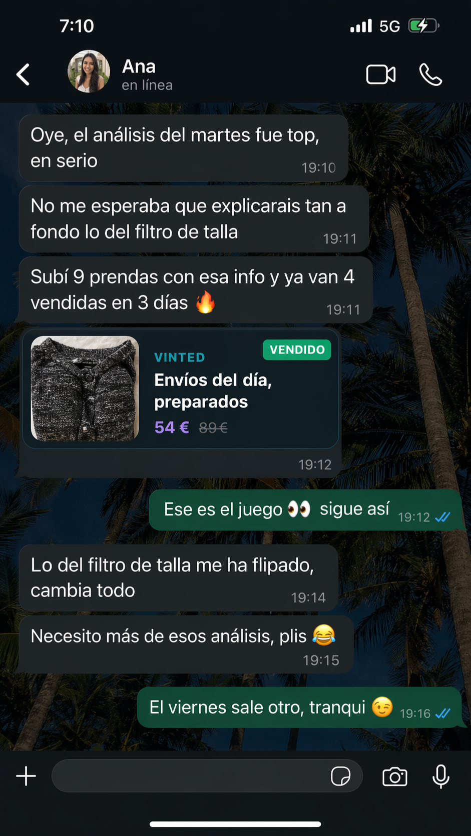 Conversación de Ana