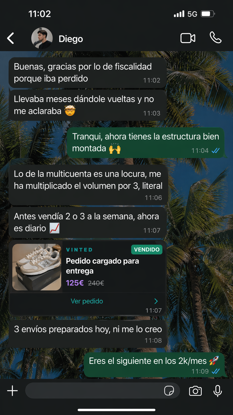 Conversación de Diego
